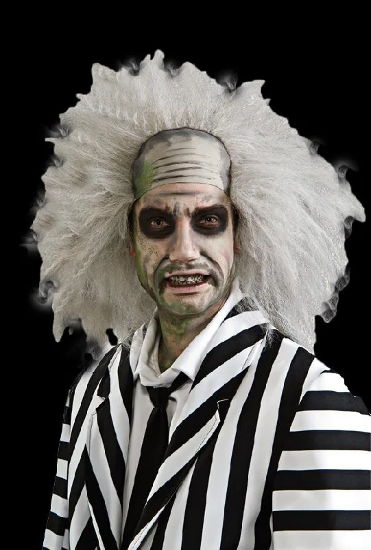 Blonde curly wig with lush flair-"Beetlejuice" Halloween Wig