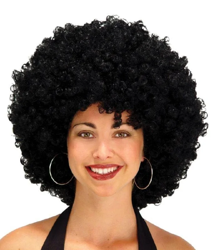 Synthetic wig for young flair-"Black Afro - 22 Inch" Halloween Wig