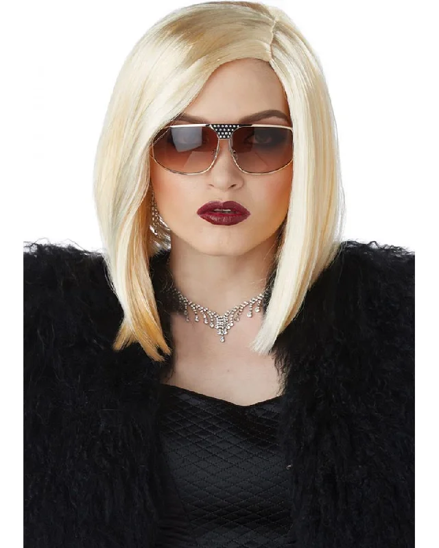 Wig for vivid flair-Da Boss Short Blonde Wig