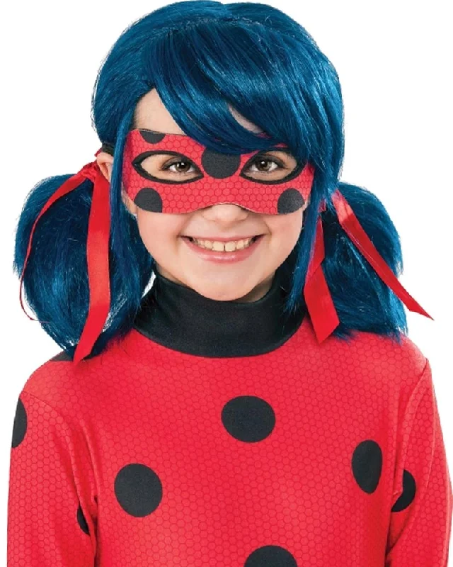 Short blonde wig with bold shine-Miraculous Ladybug Child Wig