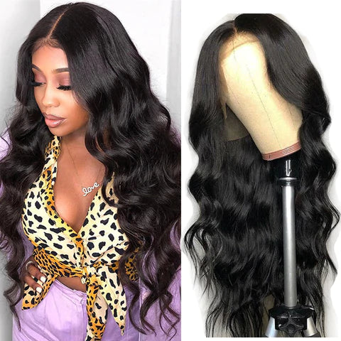 real person hair ring innovative band-13X4 13X6 HD LACE FRONTAL WIG LOOSE WAVE NATURAL COLOR BURMESE HUMAN HAIR