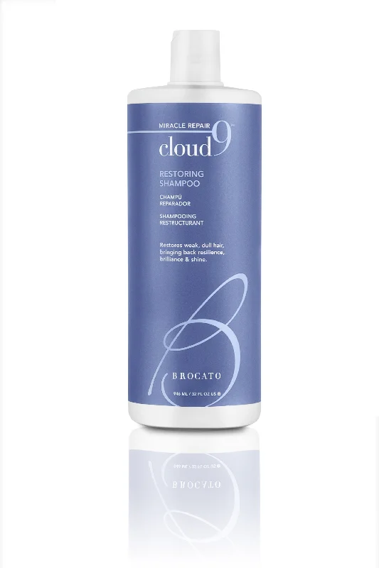 Hair care routine for frizzy bouncy hair-BROCATO  CLOUD 9 REPAIR TREATMENT 32 OZ