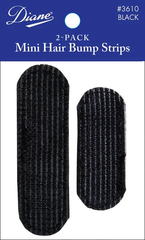 DIANE MINI HAIR BUMP STRIPS BLACK 2 PACK