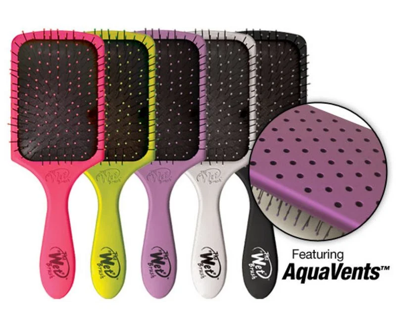 Curl flare gel-THE WET PADDLE BRUSH YELLOW