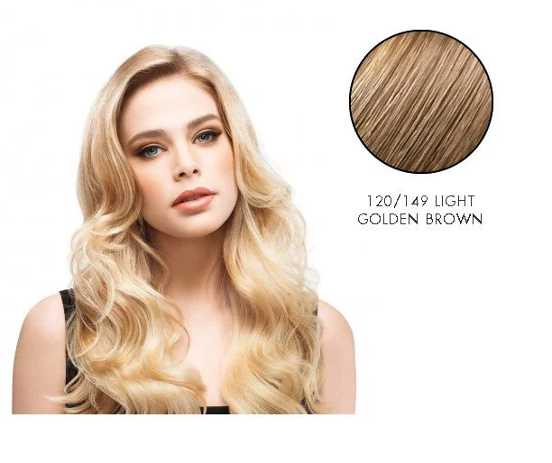 LuxHair HOW by Tabatha Coffey 16-18 Inch Circle Extension Light Golden Brown