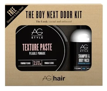 Texture lock cream-AG Hair The Boy Next Door Kit Texture Paste Duo