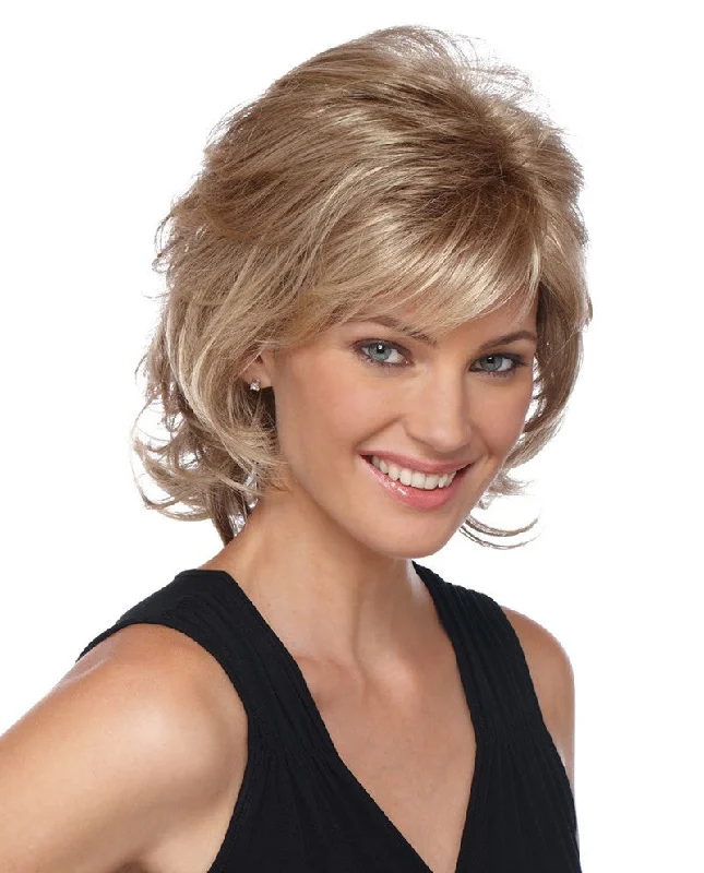 Synthetic wigs with glossy chrome-Estetica Angela