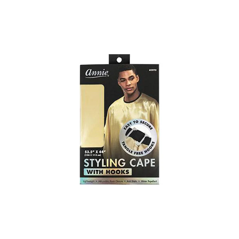 ANNIE Cutting Cape with Stretchable Hook [GOLD] #03970