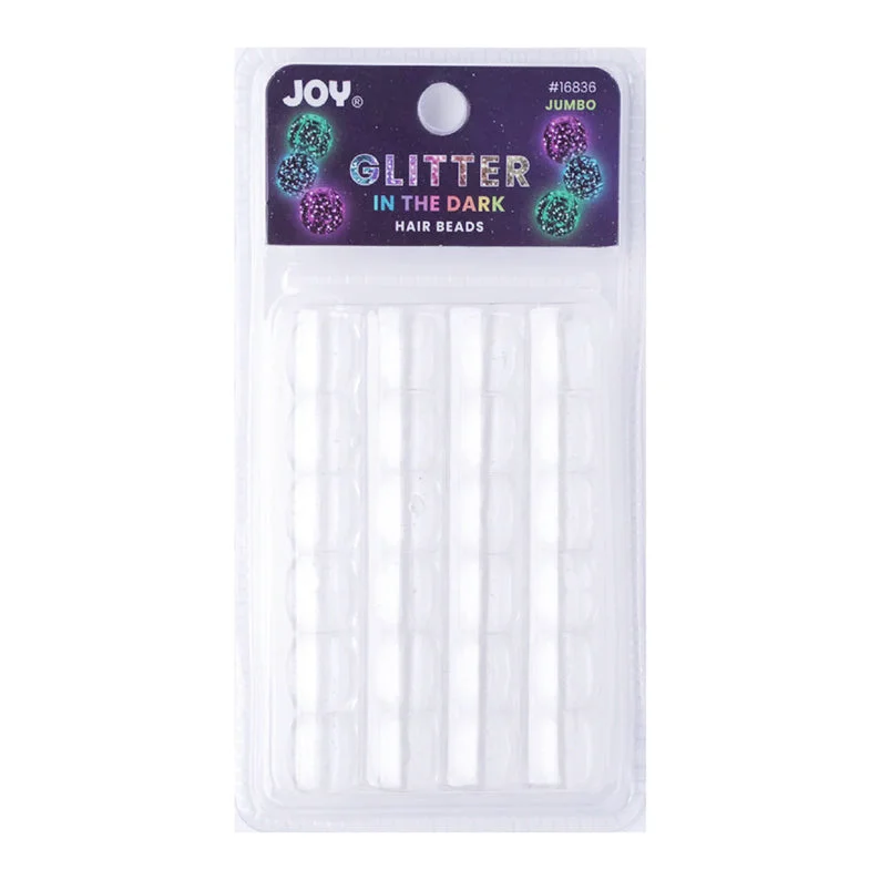 ANNIE Joy Oval Beads Jumbo Size Small Package Glitter [CLEAR] #16836