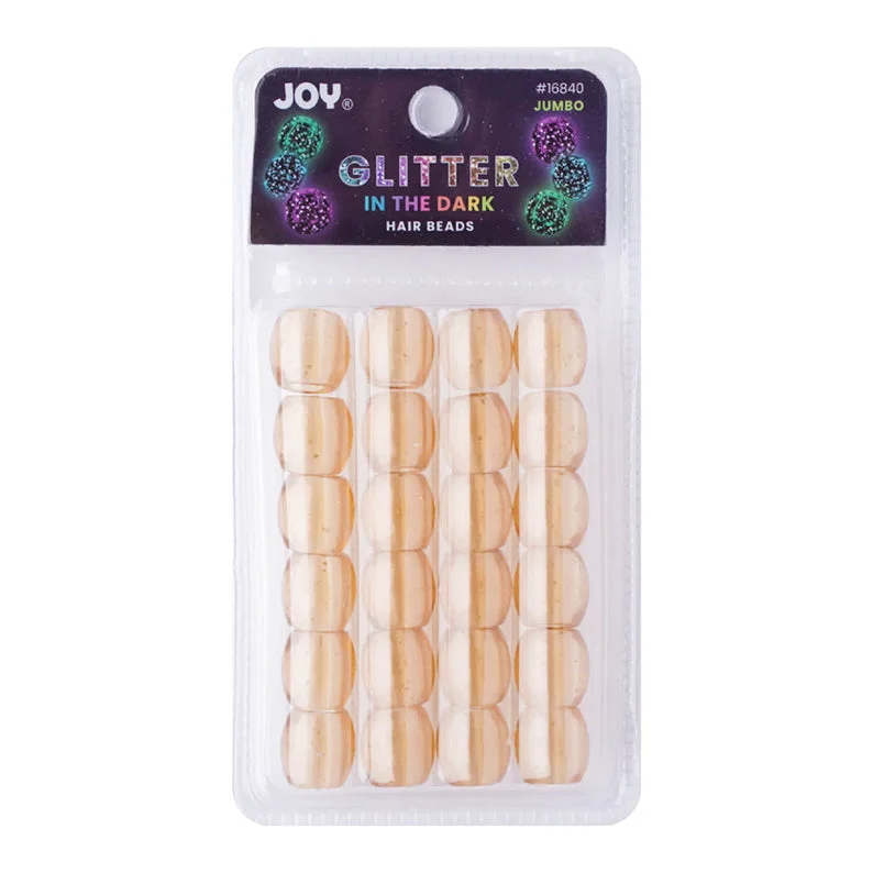 ANNIE Joy Oval Beads Jumbo Size Small Package Glitter [LIGHT BROWN] #16840