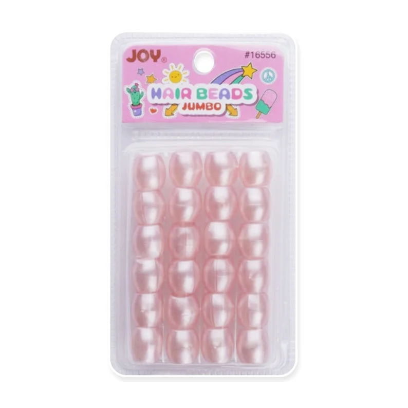 ANNIE Joy Oval Beads Jumbo Size Small Package Pearl [PINK] #16556