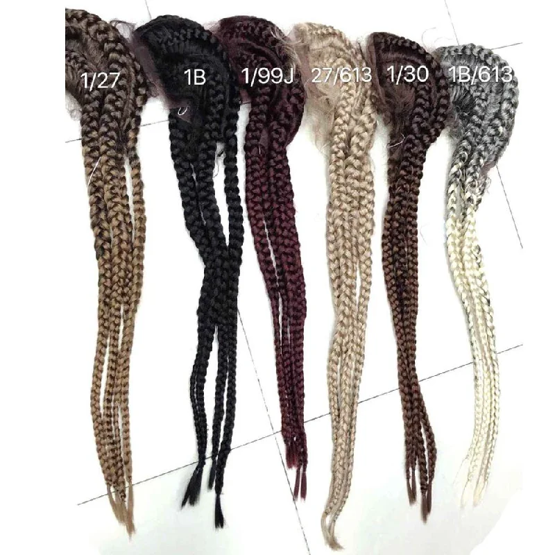 Synthetic wigs for wise buyers-BAISI Braided Lace Wig Synthetic Hair