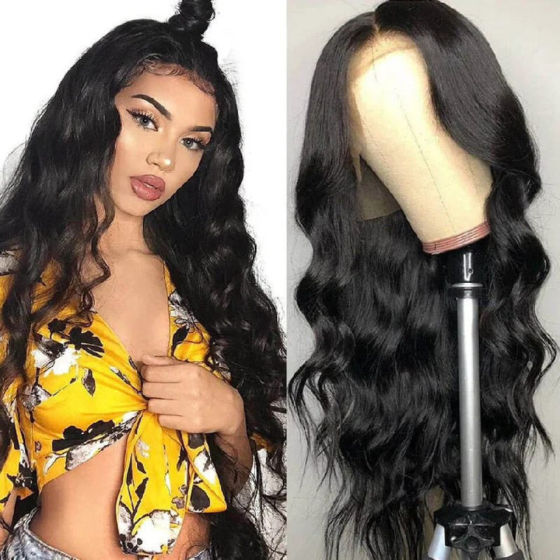 Transparent Lace Wigs Body Wave Skin Melt Frontal 13x4 13x6 Deep Part Lace Front Brazilian Virgin Human Hair Wig For Women