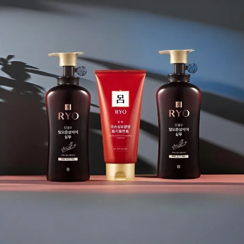 RYO Black Shampoo 490mlx2 & Treatment 300ml Set