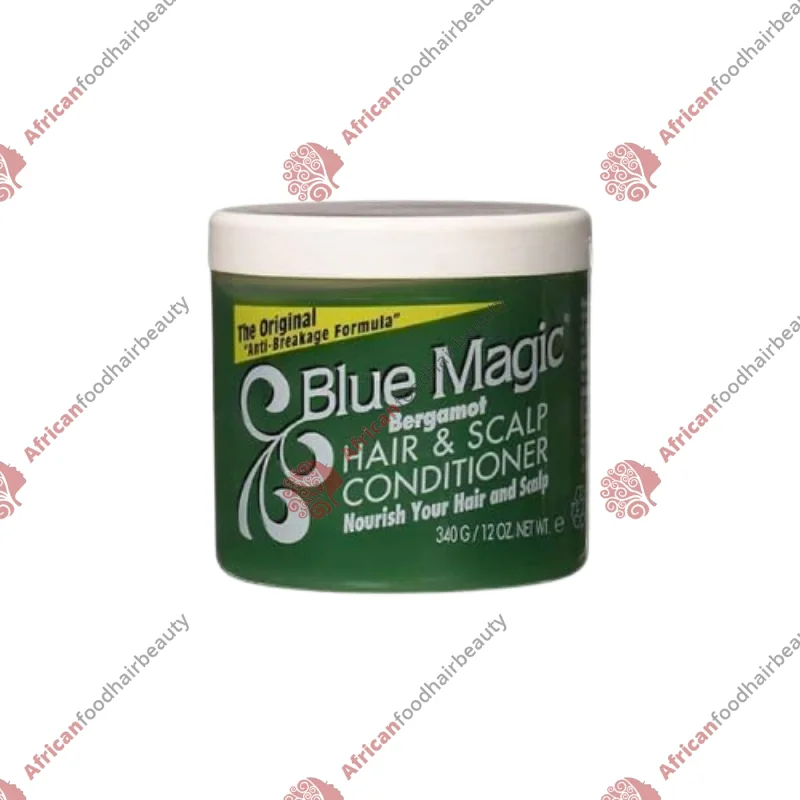 Hair care routine for curl restoration-Blue Magic Hair & Scalp Conditioner 12oz