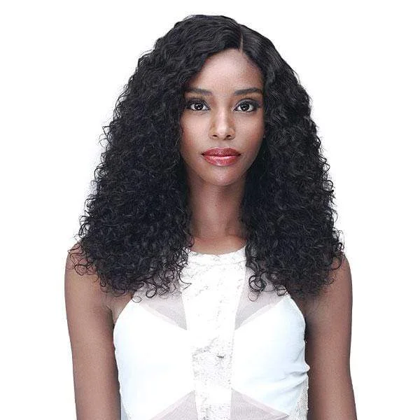 real person hair ring cultural band-Bobbi Boss 100% Human Hair 5 Deep Part Lace Wig - MHLF504 JHERI CURL 20