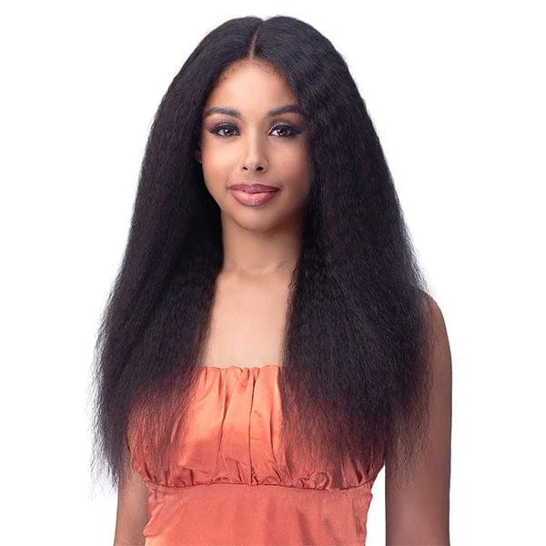 real person hair ring explorer detail-Bobbi Boss 100% Human Hair Lace Front Wig - MHLF581 ANGE 24