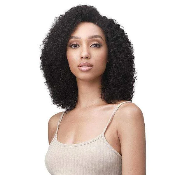 real person hair ring organic band-Bobbi Boss 100% Virgin Remy Human Hair 13X2 Swiss Lace Front Wig - MHLF320 AKIRA