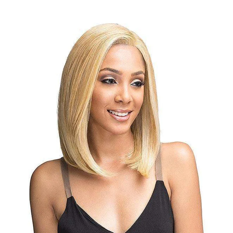 Classy synthetic wigs online-BOBBI BOSS ESCARA Synthetic Hair 4" Deep Part Lace Front Wig B360 ATHENA