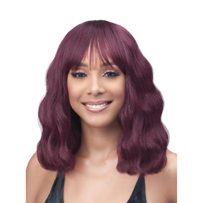 Synthetic wigs for deal packs-BOBBI BOSS Premium Synthetic Hair Full Wig ALEXA