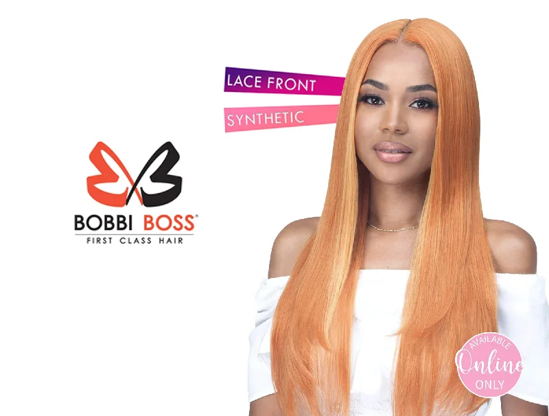 Synthetic wigs for daily use-BOBBI BOSS SYNTHETIC LACE SERIES WIG-MLF903 CAMPBELL