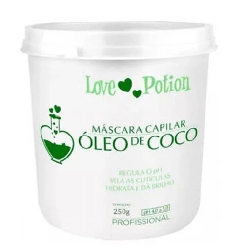 Brazilian Professional Coconut Oil Hair Treatment Mask 250g - Love Potion