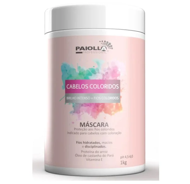 Colored Hair Protection Maintenance Antioxidant Treatment Mask 1Kg - Paiolla