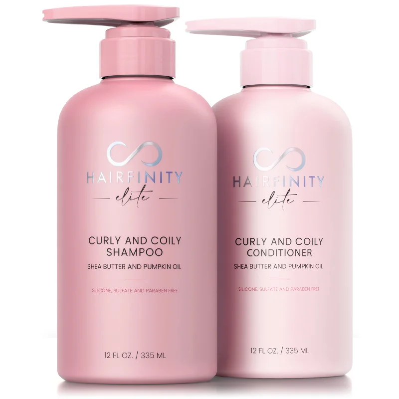 Curly Coily Shampoo and Conditioner