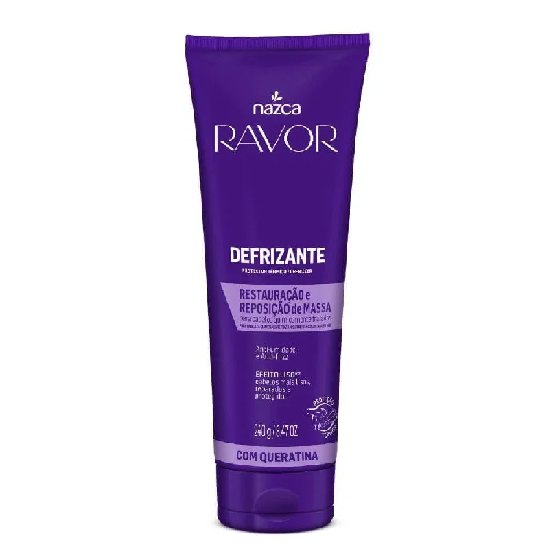 Ravor Chemically Treated Hair Defrizante Softener Restore Cream 240g - Nazca