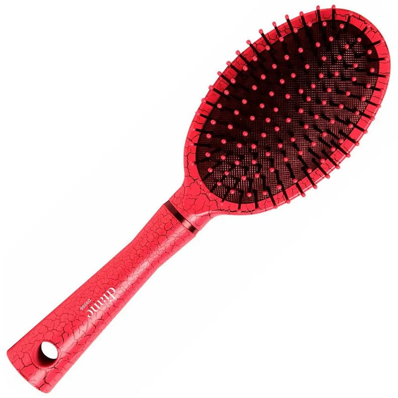 Dew spray-Diane Pink Crackle Oval Paddle Brush