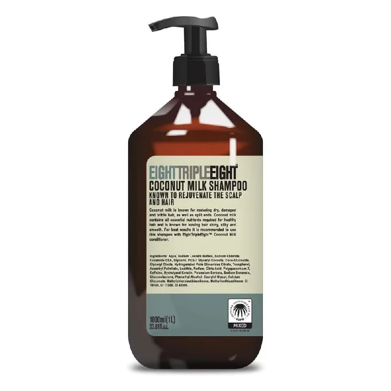 Eight Triple Eight Shampoo Coconut Milk 1L