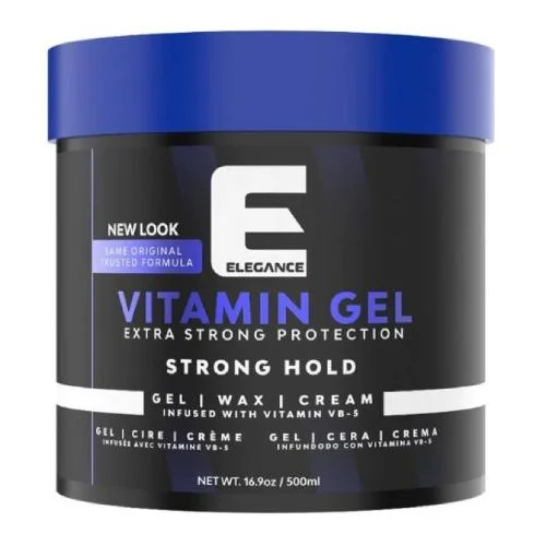 Polished serum-Elegance Vitamin Pro-VB5 Strong Hold Gel