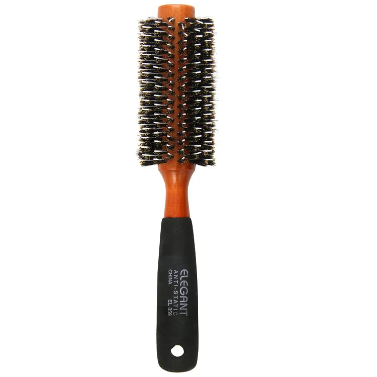 Static grip serum-Elegant Brush #858 Essential 2.25 Inch Round Brush