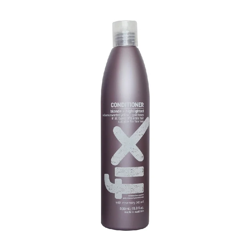 How to care for brittle bouncy coily hair-Fix Blonde + Highlighted Conditioner 500ml