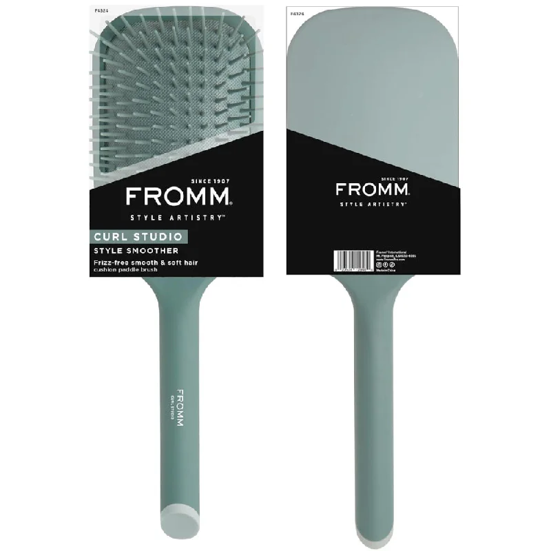 Curl flare lotion-Fromm Curl Studio Style Smoother Paddle Brush