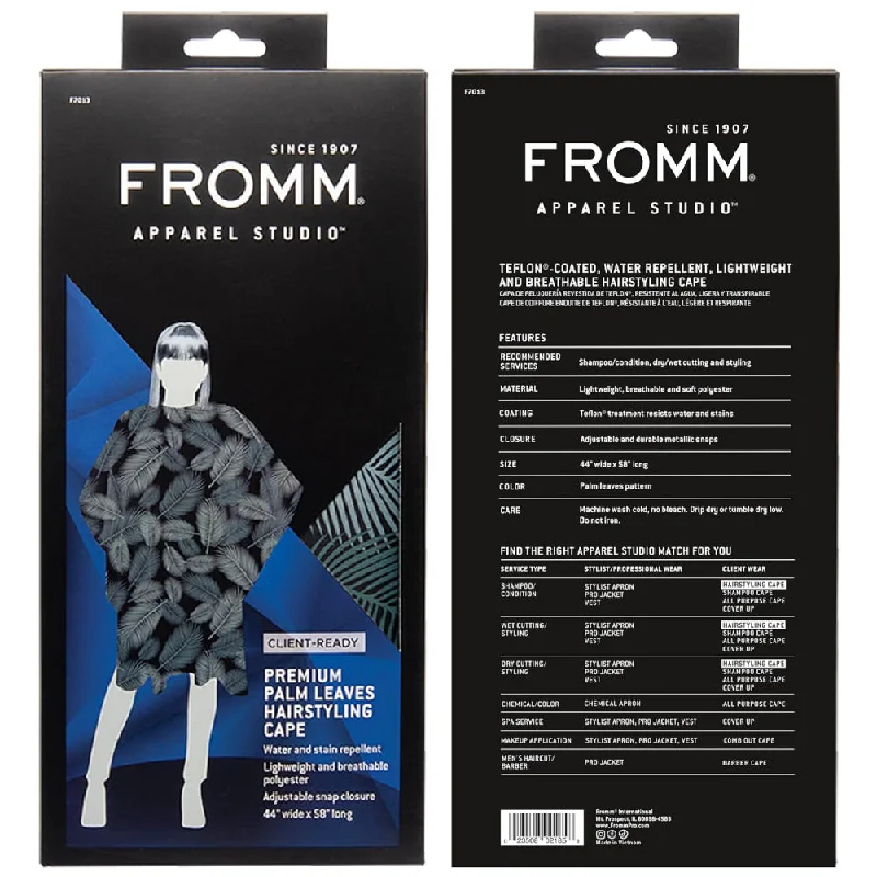 Fromm Hair Styling Cape Palm Leaves