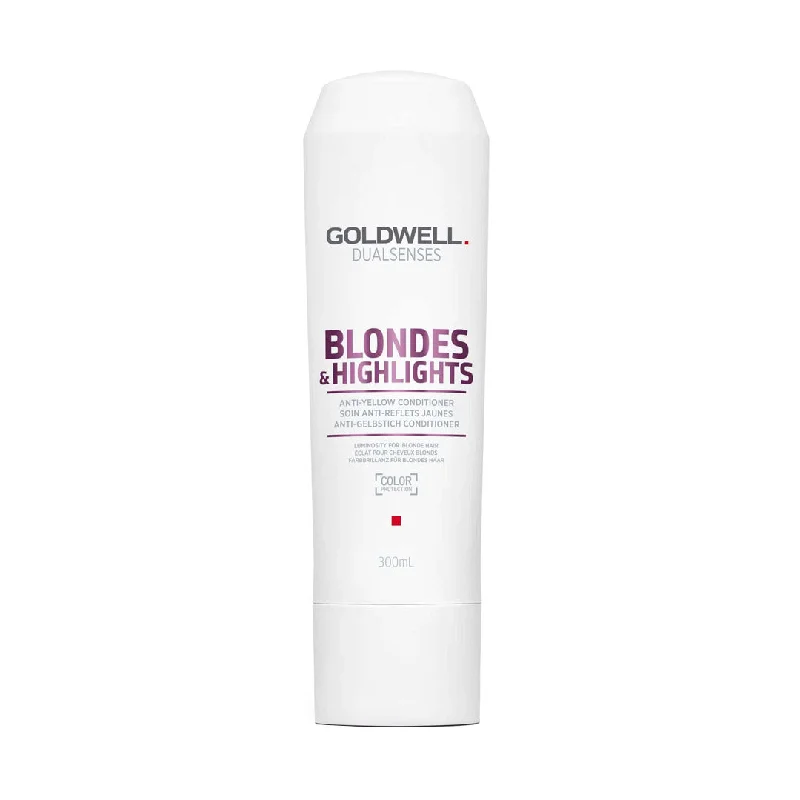 Best hair care for coily gloss-Goldwell Dualsenses Blondes & Highlights Anti-Yellow Conditioner 300ml