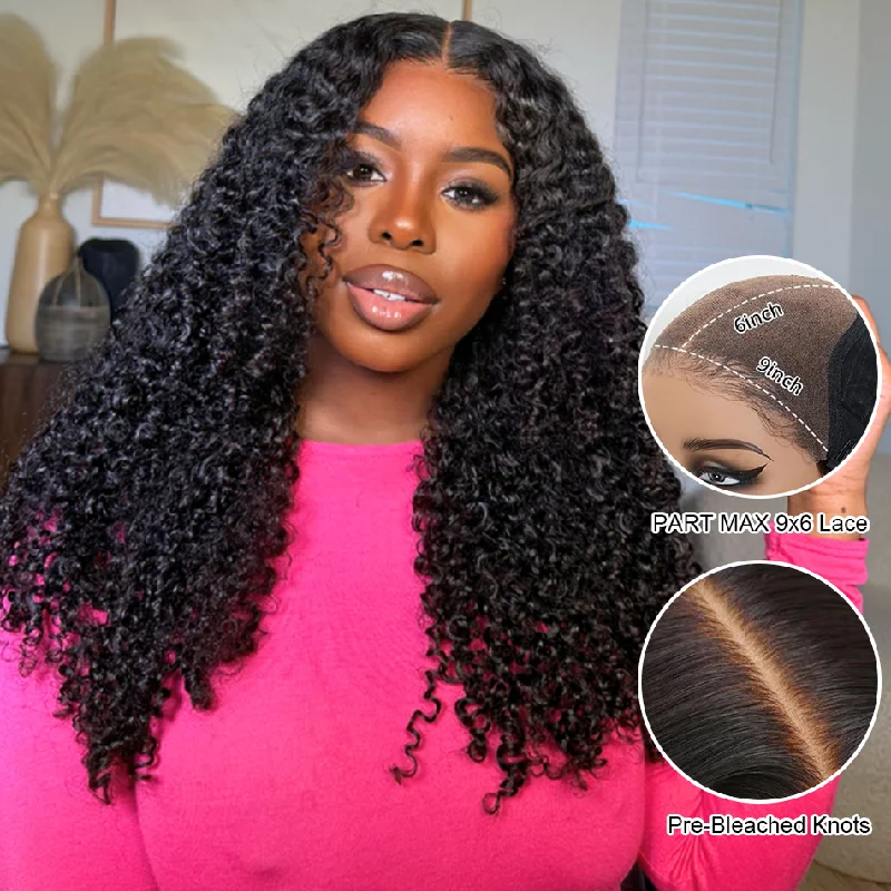 real person hair ring eye-catching ring-Hot Star Part Max 9×6 M-Cap Glueless Lace Ready To Go Wig Kinky Curly Pre-Everything Ready To Wear Human Hair Wigs