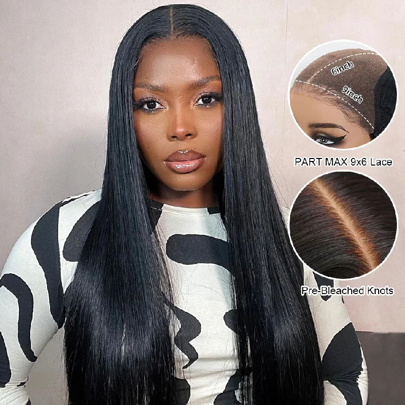 real person hair ring eye-catching ring-Hot Star Part Max 9×6 M-Cap Glueless Lace Ready To Go Wig Straight Pre-Everything Ready To Wear Human Hair Wigs