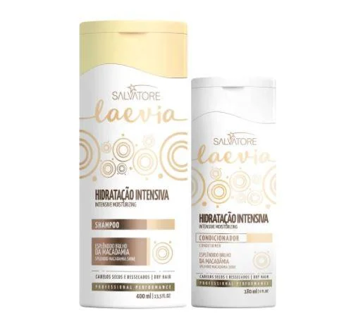 Salvatore Intensive Moisturizing Hydration Laevia Dry Hair Shampoo Conditioner