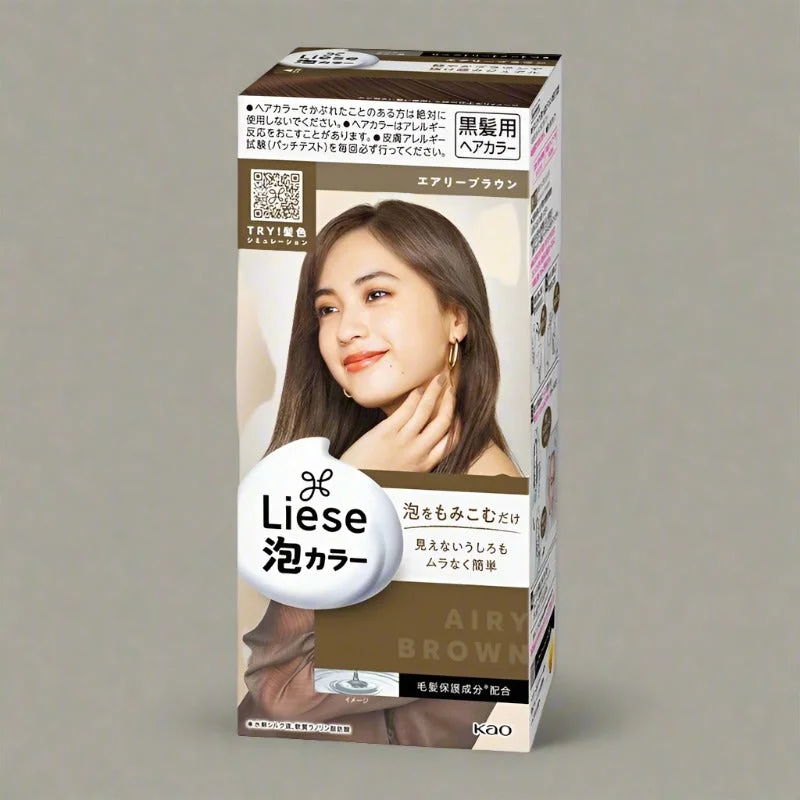 Kao Liese Prettia Bubble Hair Color Airy Brown