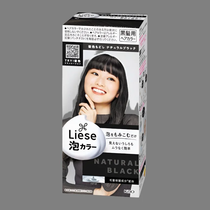 Kao Liese Prettia Bubble Hair Color Black