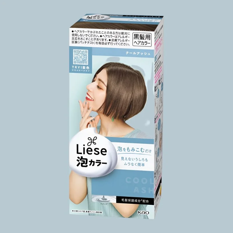 Kao Liese Prettia Bubble Hair Color Cool Ash