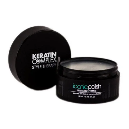 Frizz grip lotion-Keratin Complex Iconic Polish High Shine Pomade 2 oz