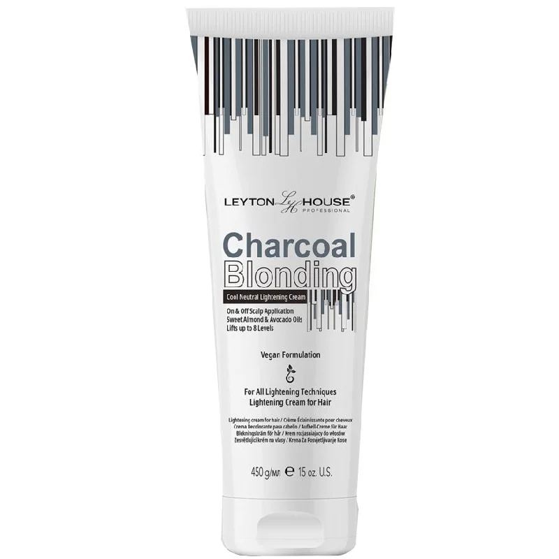 Leyton House Charcoal Blonding Cream Tube Lightener 450g