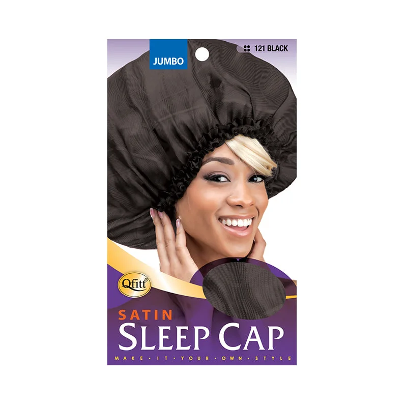 M&M QFITT Satin Sleep Cap [JUMBO] [BLACK] #121