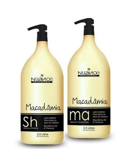 Macadamia Kit Shampoo and Conditioner Capillary Daily Treatment 2x2500ml - Nuance