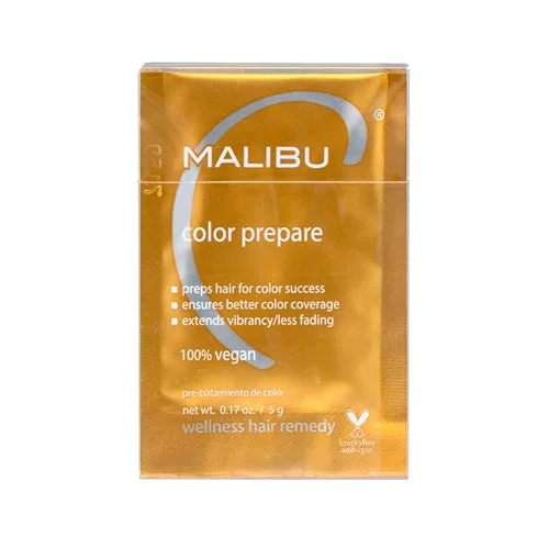 Natural hair care for breakage smoothing-Malibu C Color Prepare Hair Remedy Packet .17 oz