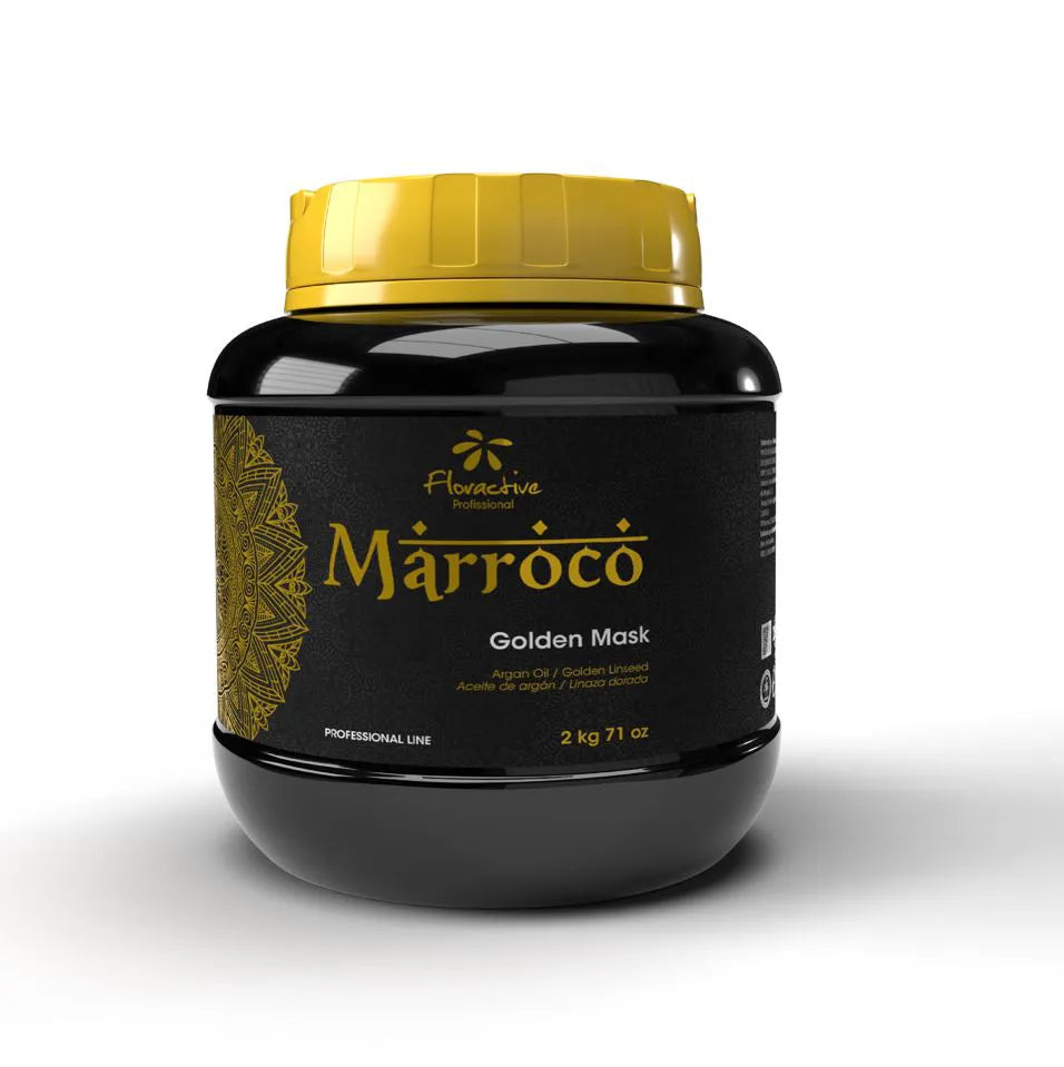 Marroco Golden Plus Argan Mask Hair Treatment Kit 2 kg / 4.4 lbs - Floractive