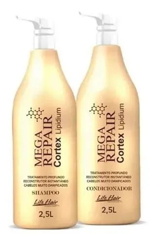 Mega Repair Shampoo + Conditioner Washbasin Life Hair - Life Hair